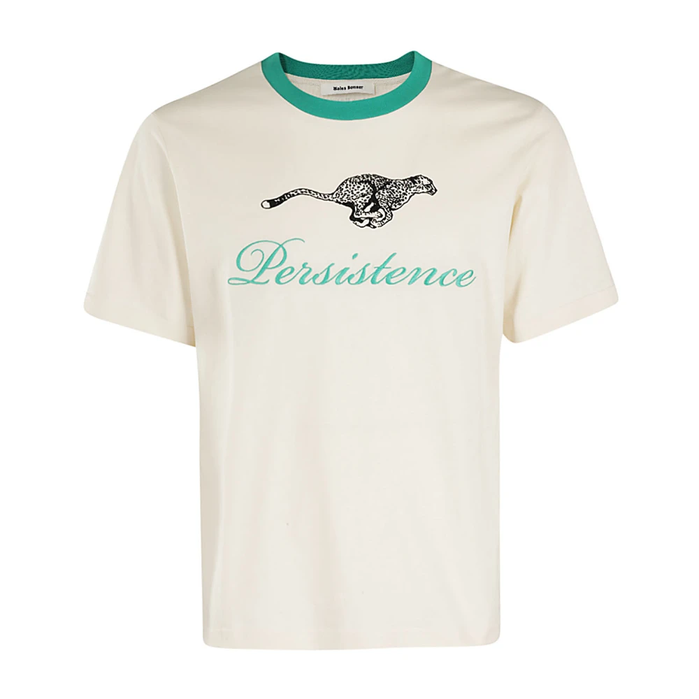 Wales Bonner Stijlvolle Resilience T-shirt Beige Heren