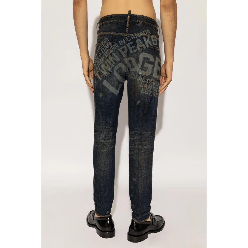 Dsquared2 Jeans Lang Kruis Black Heren