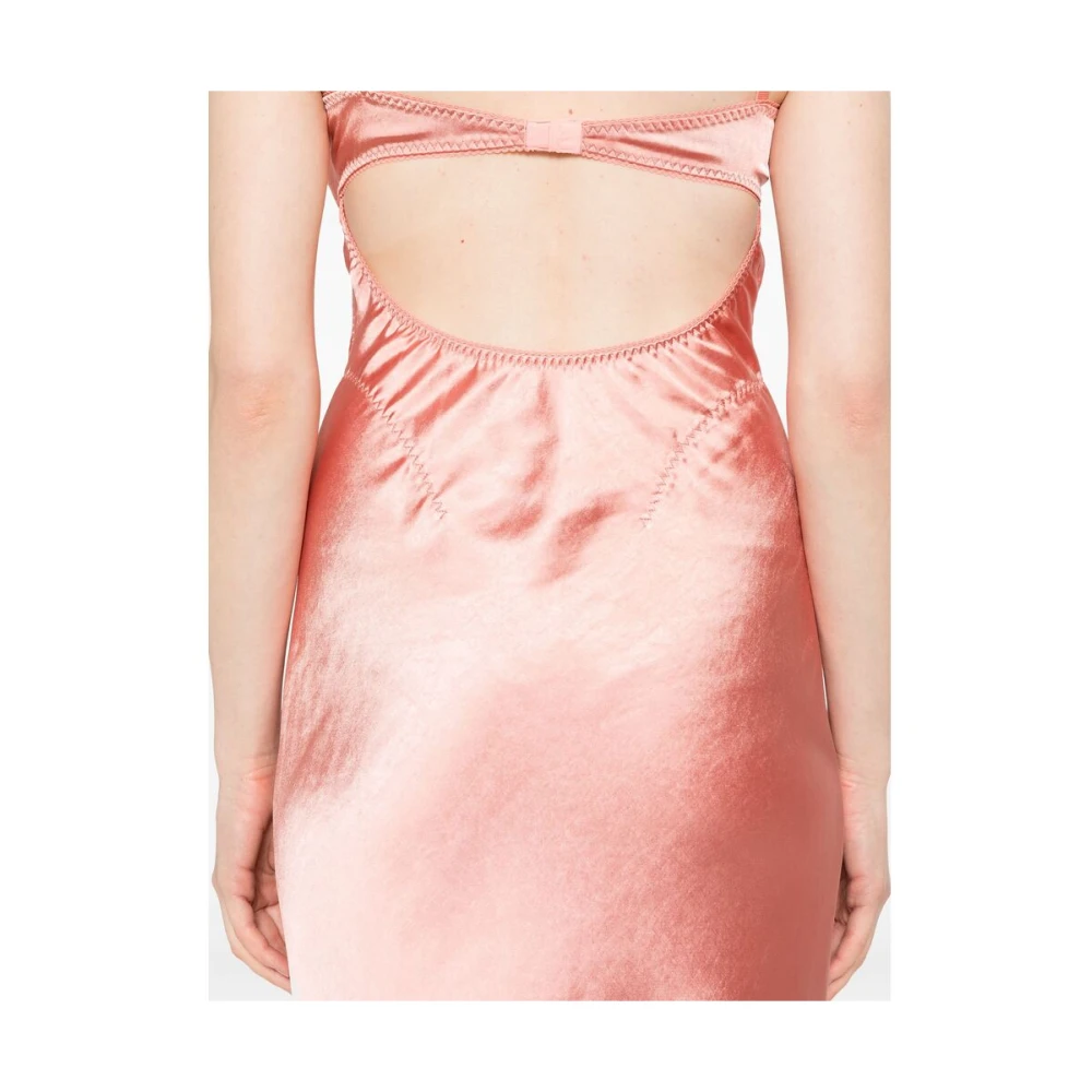 Anna October Perzikroze Bustier Stijl Jurk Pink Dames