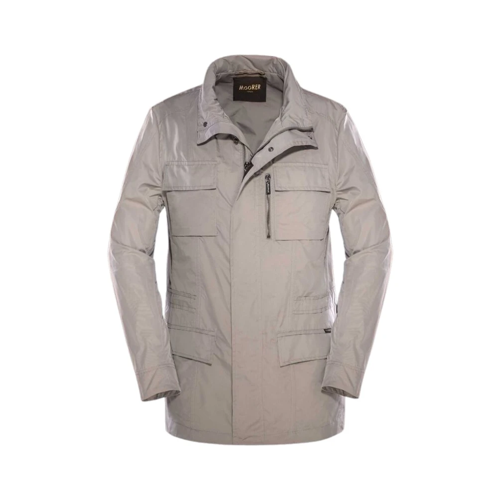 Moorer Men's Beige Parkas, M, Jackets