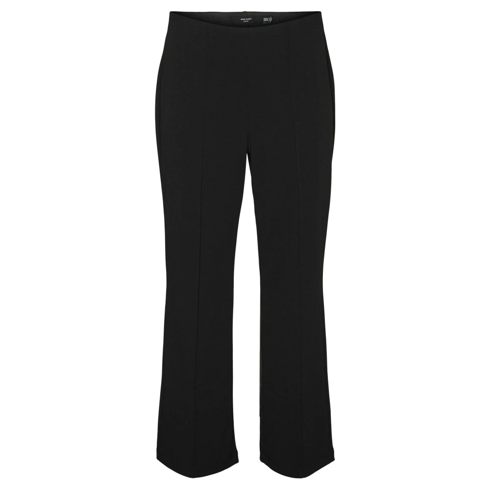 Vero Moda Wijde Pull-On Broek in Zwart Black Dames