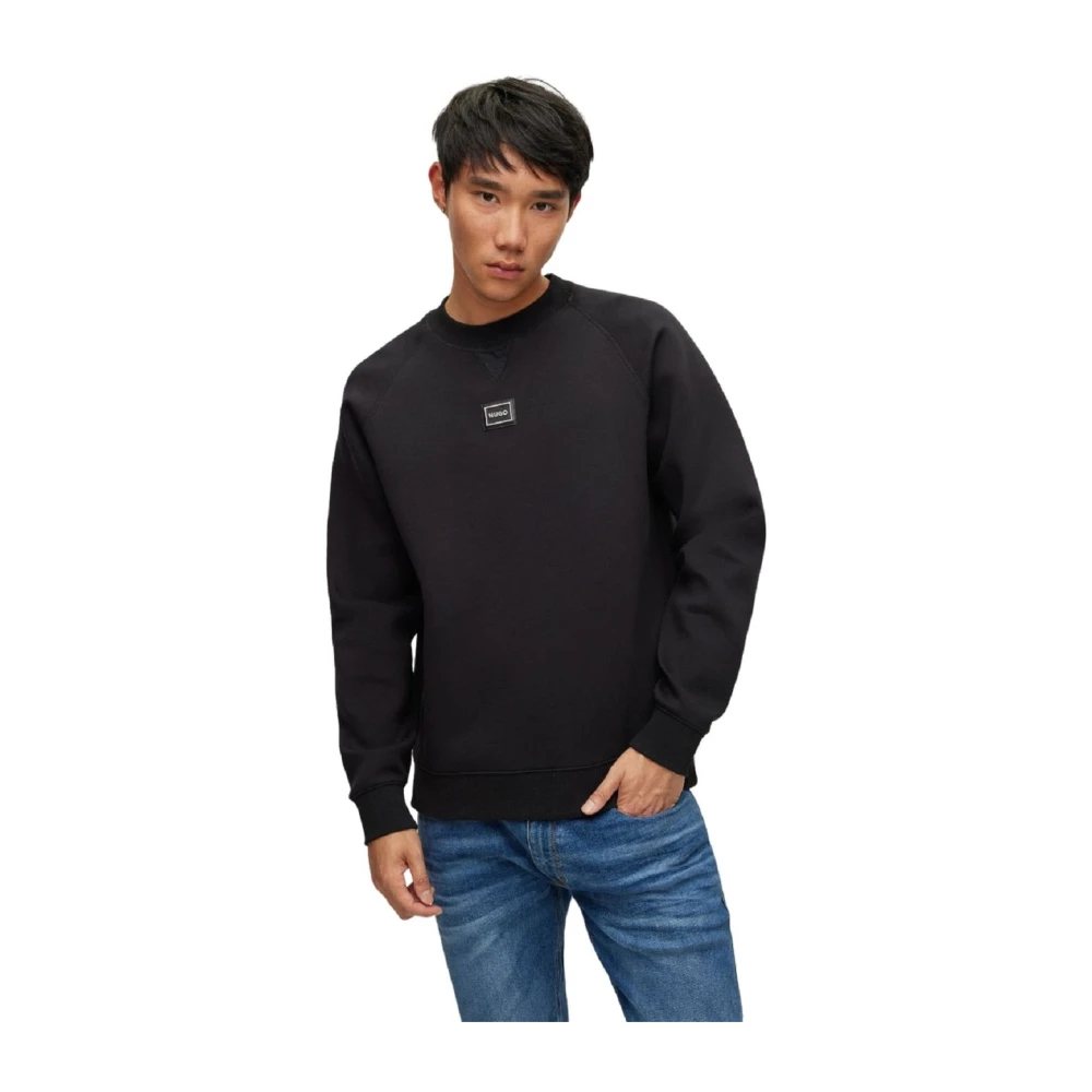 Hugo Boss Sweatshirt met ronde hals Black Heren