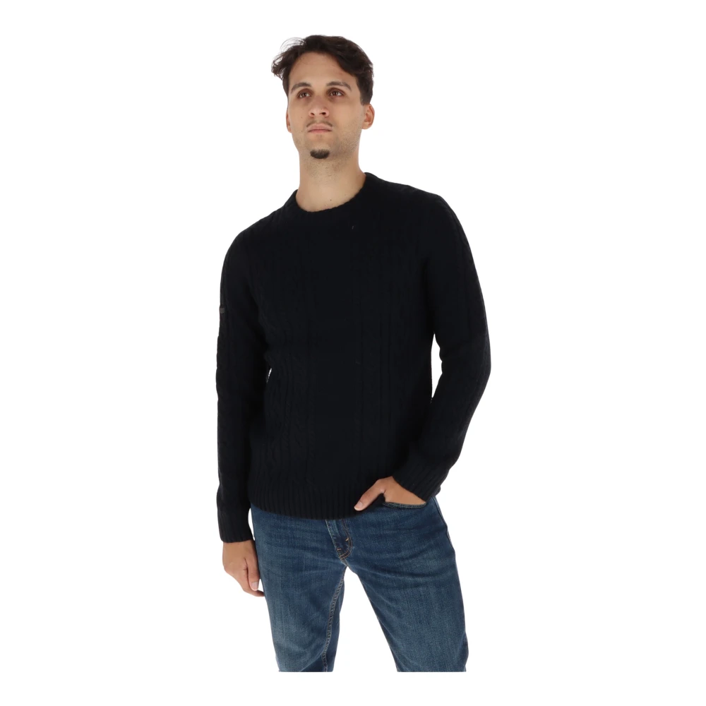 Superdry Bleu Dreifach Gezogener Pulli Jacob Cable - Bild 2