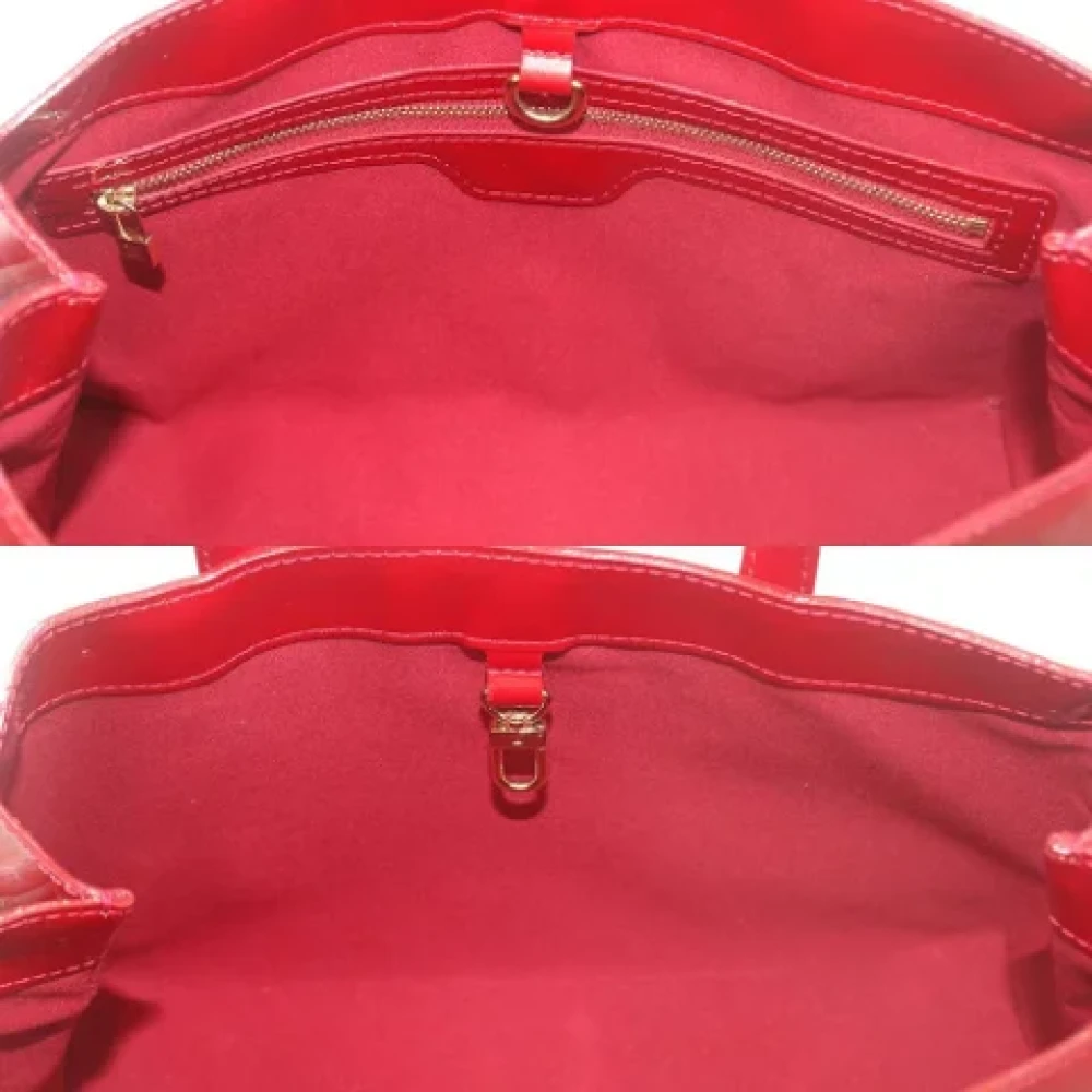 Louis Vuitton Vintage Pre-owned Canvas handbags Red Dames
