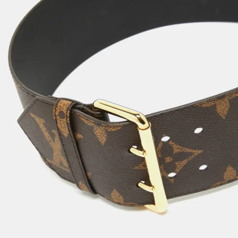 Louis Vuitton Vintage Pre-owned Canvas belts Brown Dames