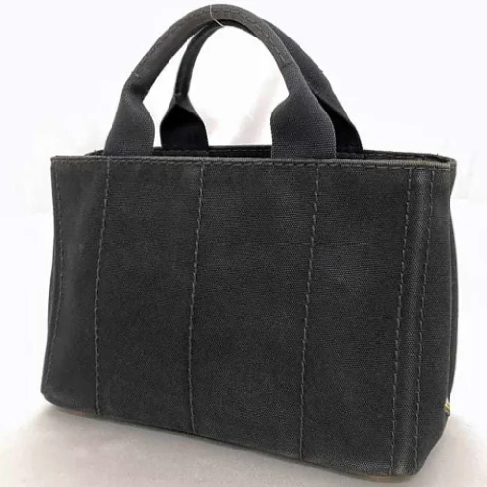 Prada Vintage Pre-owned Fabric prada-bags Black Dames