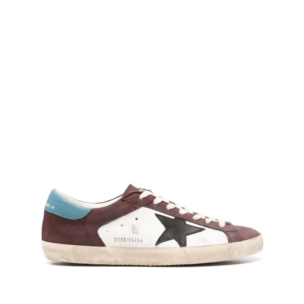 Golden Goose Burgundy Vita Mocka Sneakers Multicolor, Herr