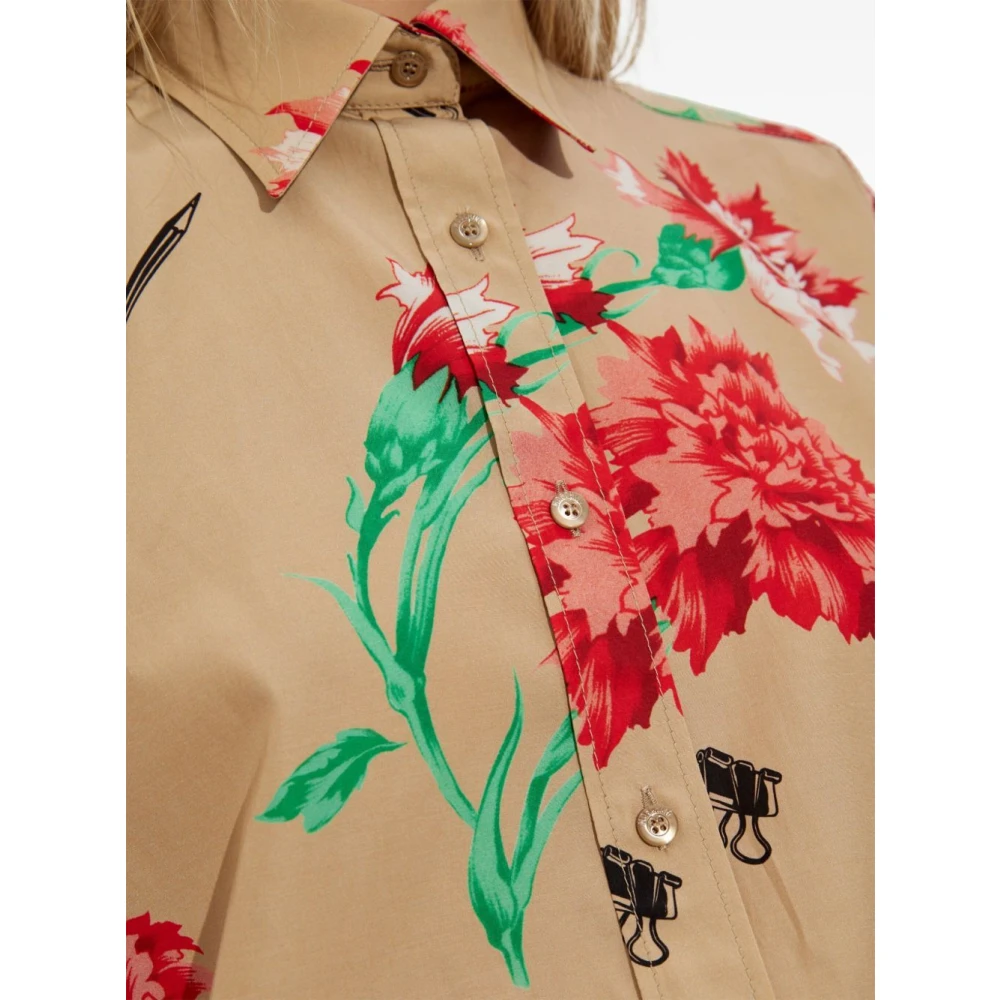 Moschino Stijlvolle Overhemden Collectie Multicolor Dames