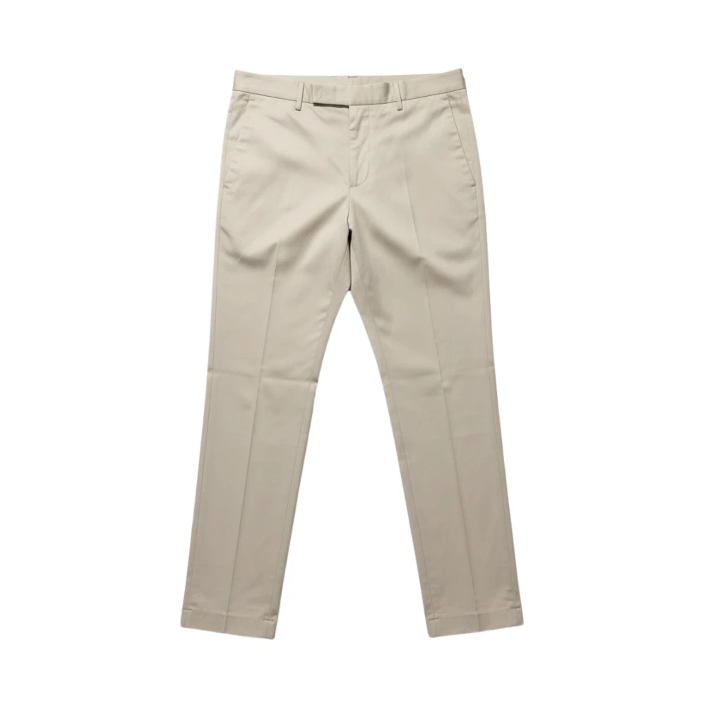 Pt01 Men's Beige Pantalone Dieci Luxury Stretch - Chinos - M - Trousers