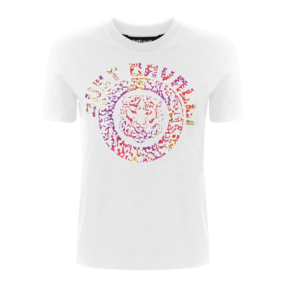 Roberto Cavalli Stijlvolle T-shirts en Polos White Dames