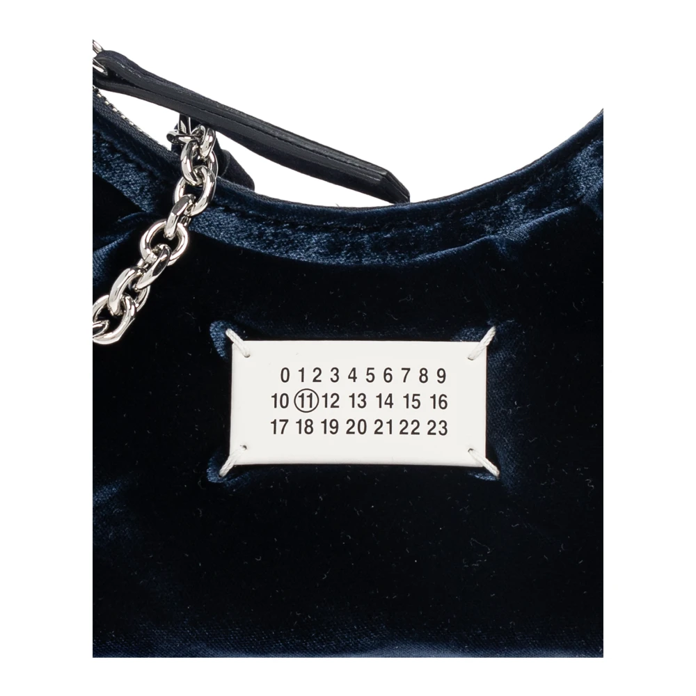 Maison Margiela Schoudertas Glam Slam Micro Blue Heren