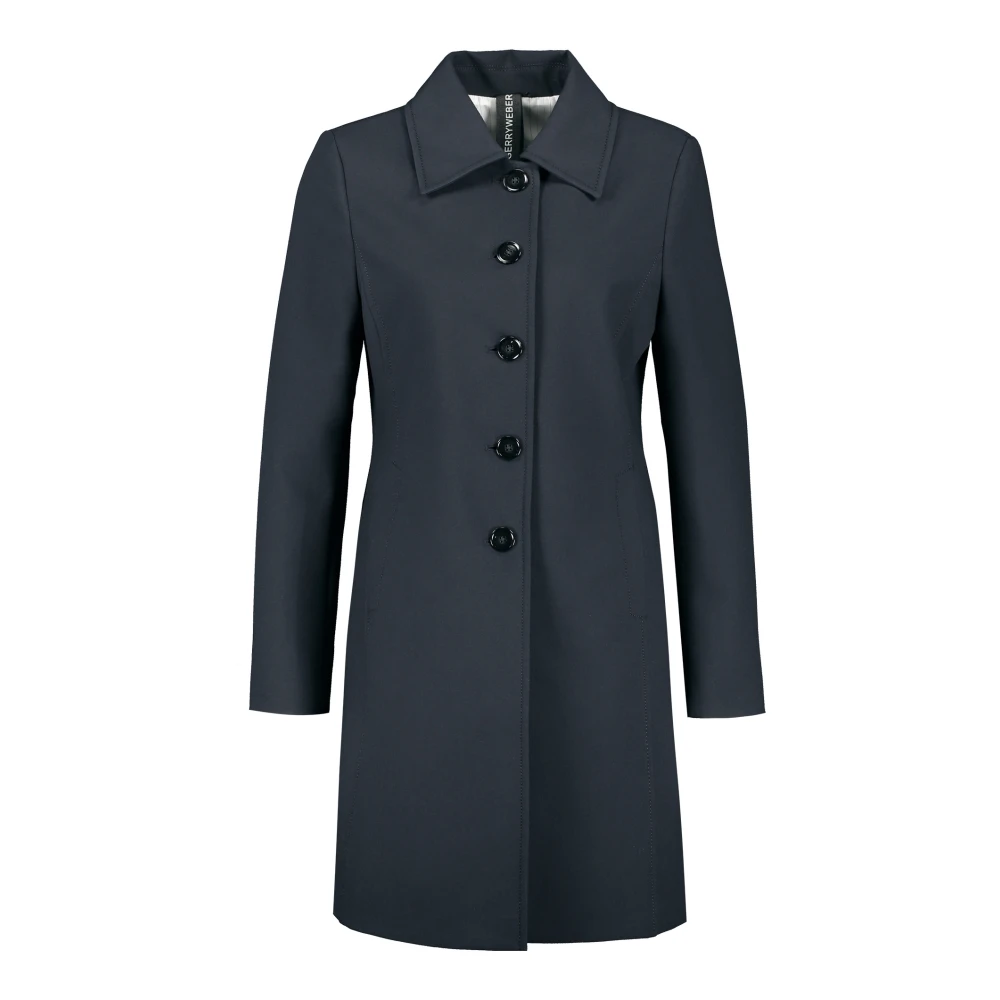 Gerry Weber Women's Blue Tailored Coat For Stylish Protection
