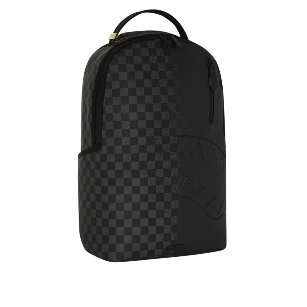 Sprayground Half Spritz Rugzak Zwart Grijs Ruit Black Heren