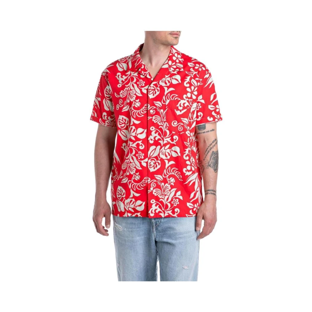 Shirts > Short Sleeve Shirts - - Replay - Modalova