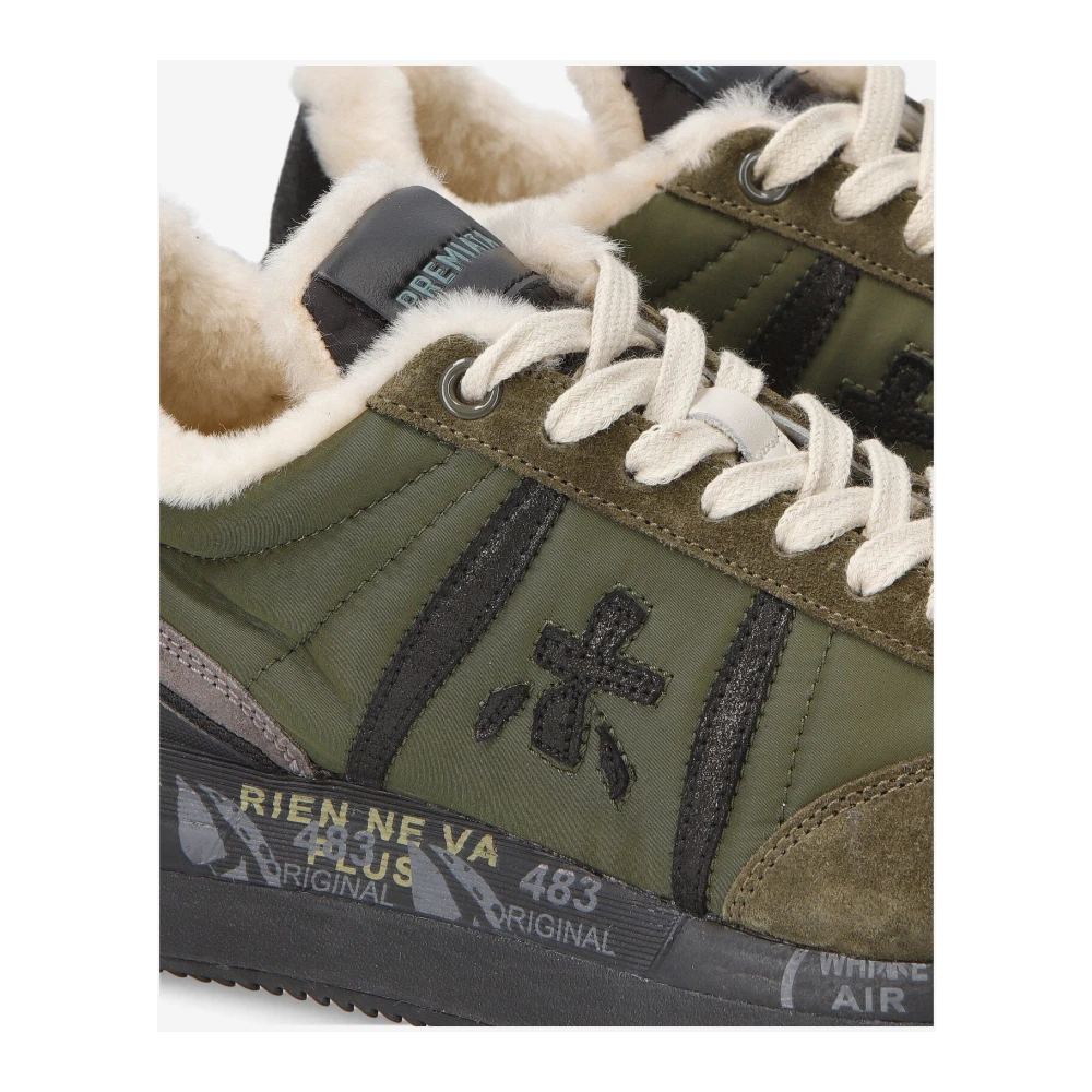 Premiata Conny Sneakers Stijlvol en Trendy Green Dames