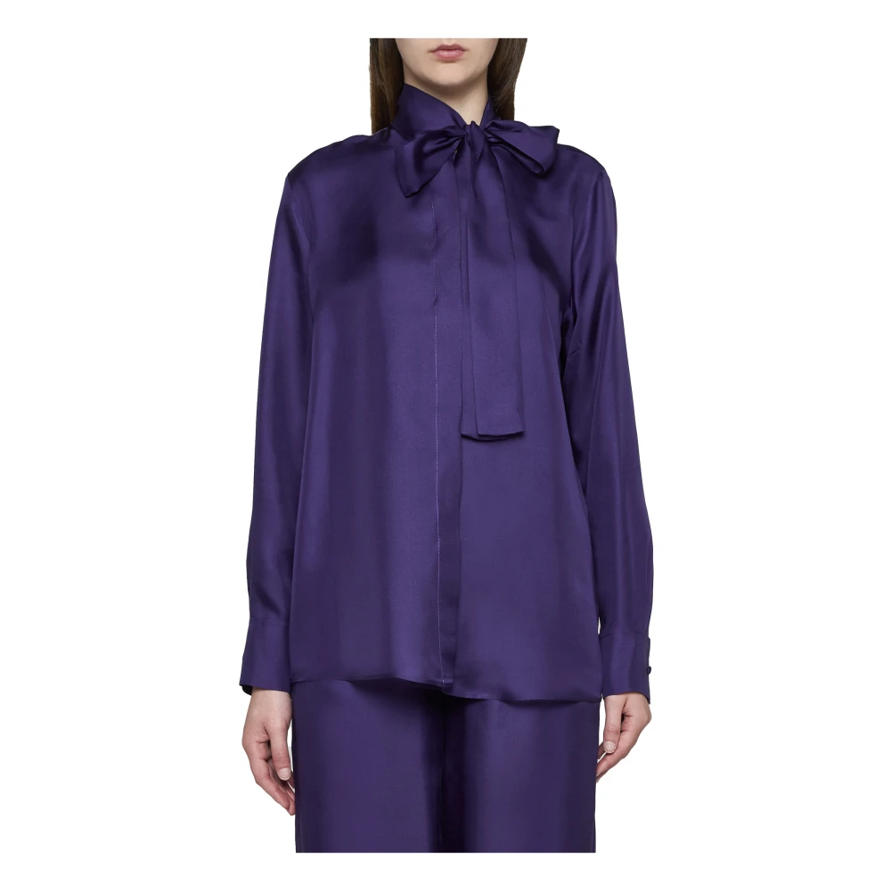 Blanca Vita Paarse Shirt voor Vrouwen Purple Dames