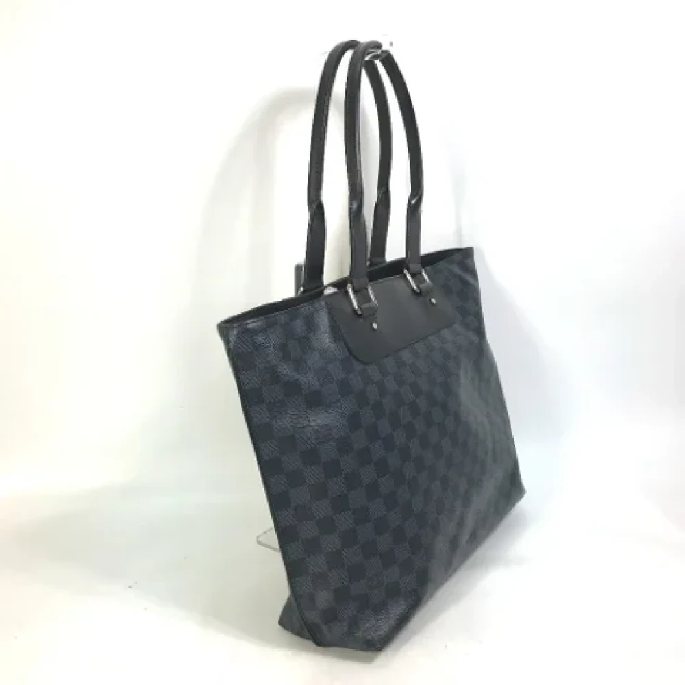 Louis Vuitton Vintage Pre-owned Fabric shoulder-bags Blue Heren