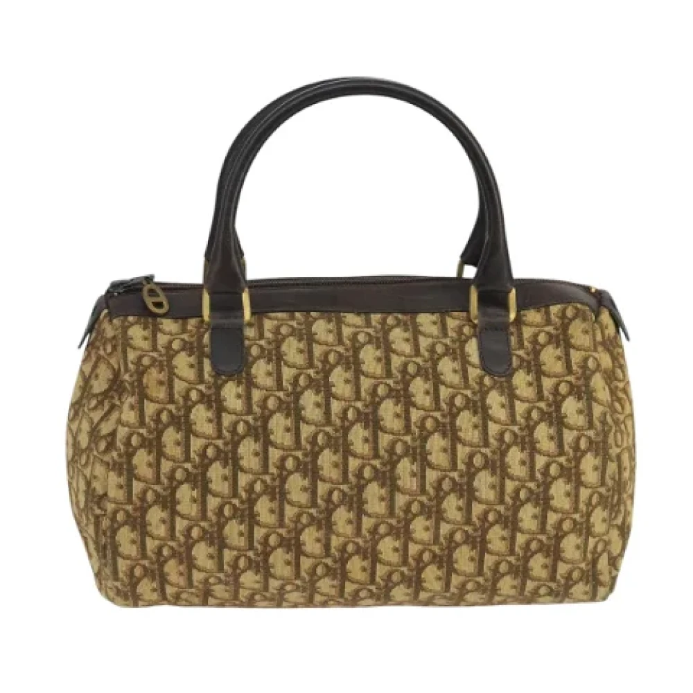 Dior Vintage Pre-owned Canvas dior-bags Brown Dames