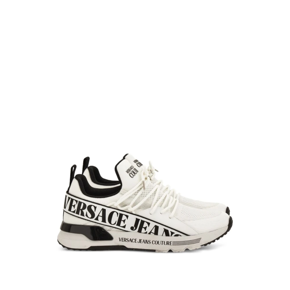 Versace Jeans Couture Men's White Sneakers, 9 Uk, Trainers