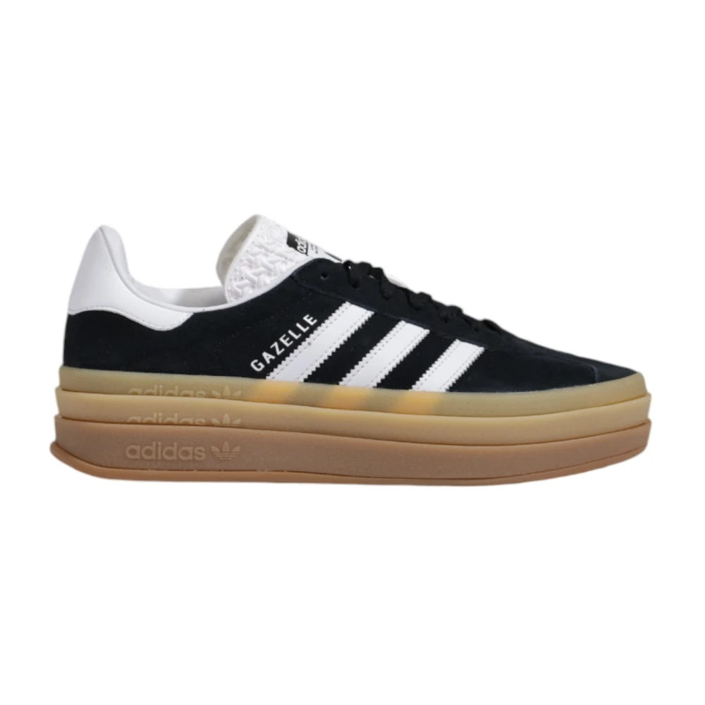 Adidas Originals Women's Black Sneakers, 8 1/2 Uk, Gazelle Bold