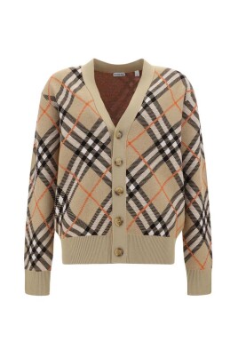 cardigan-a-col-en-v-et-motif-a-carreaux-iconique
