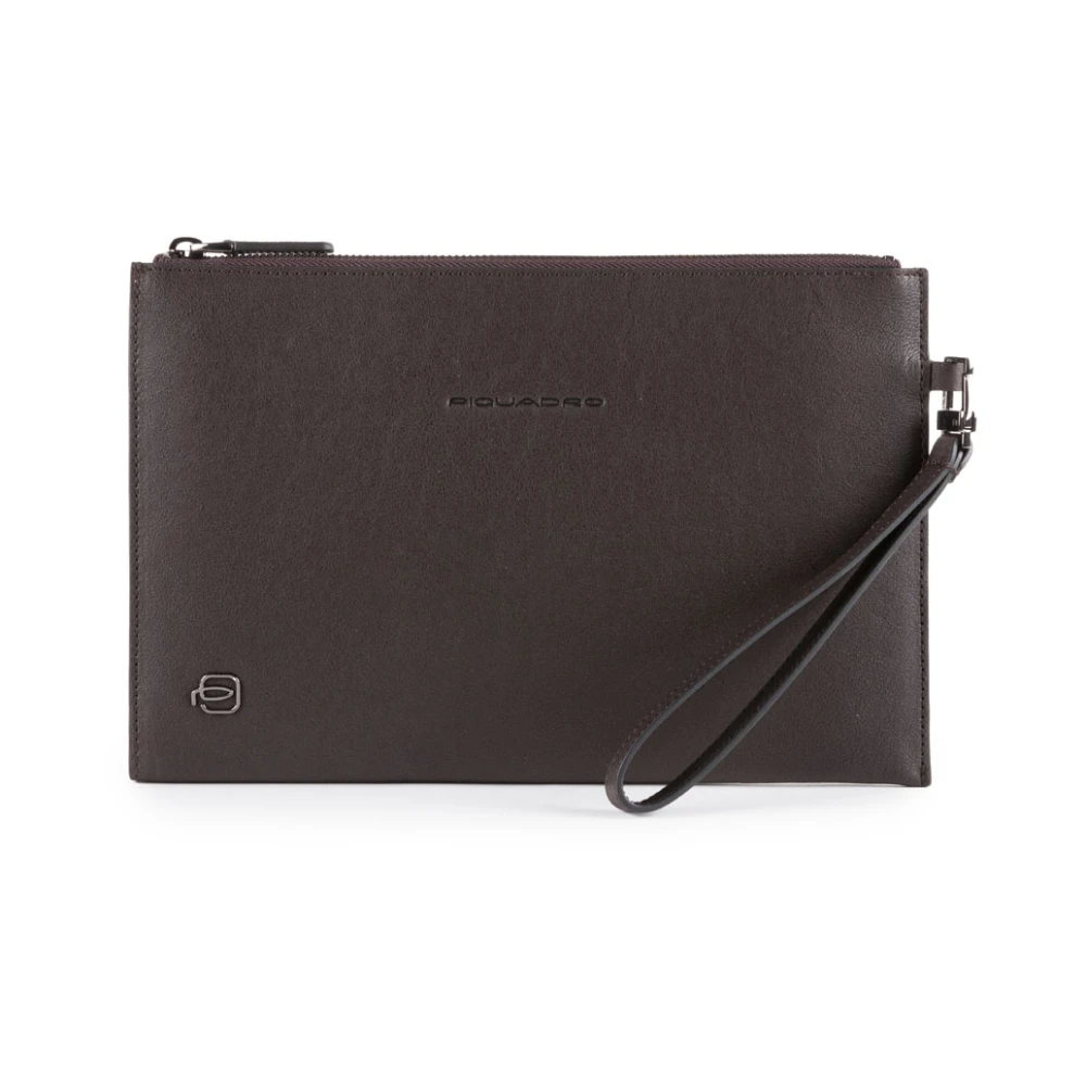 Piquadro Herr Brun Väskor, One Size, Läder, Men's Clutch For Ipad@Mini