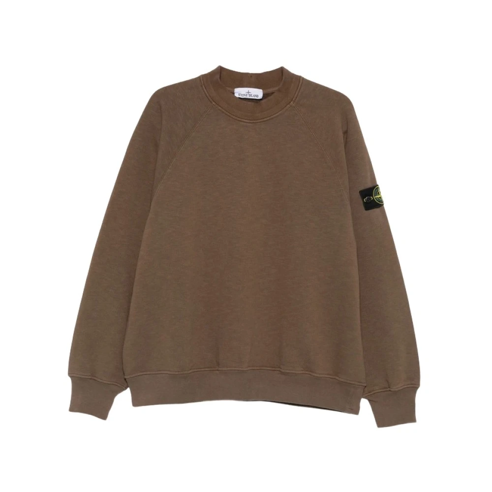 Stone Island Men's Orange Tubular Cotton Fleece Sweater ( - L) - Size L - Image 3