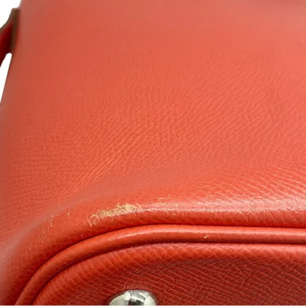 Hermès Vintage Pre-owned Fabric handbags Orange Dames