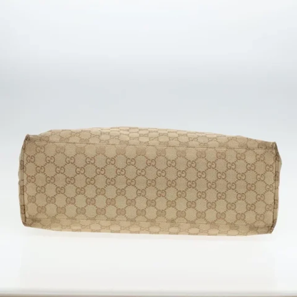 Gucci Vintage Pre-owned Canvas totes Beige Dames