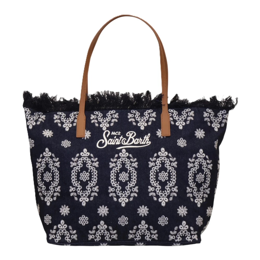 Mc2 Saint Barth Women's Blue City Bag - Shopping Bags - One Size - Bags