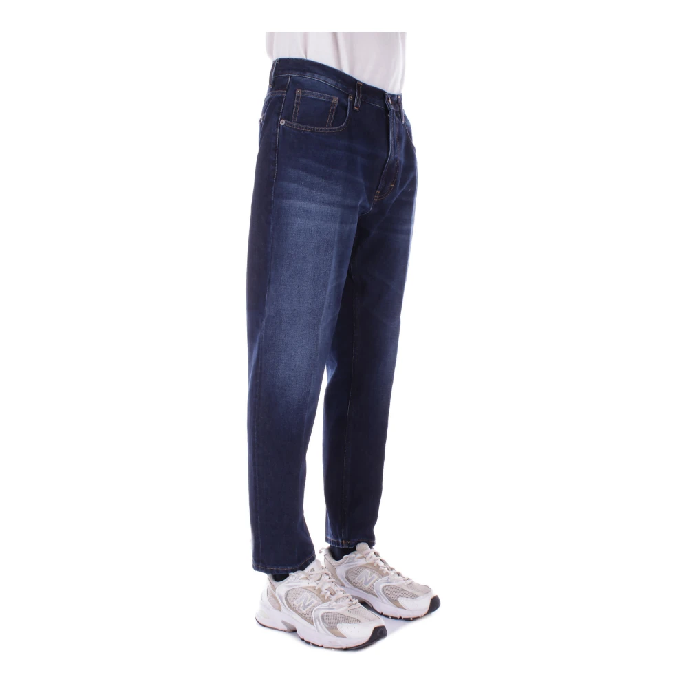Dondup Denim Jeans met Logo Achterzak Blue Heren