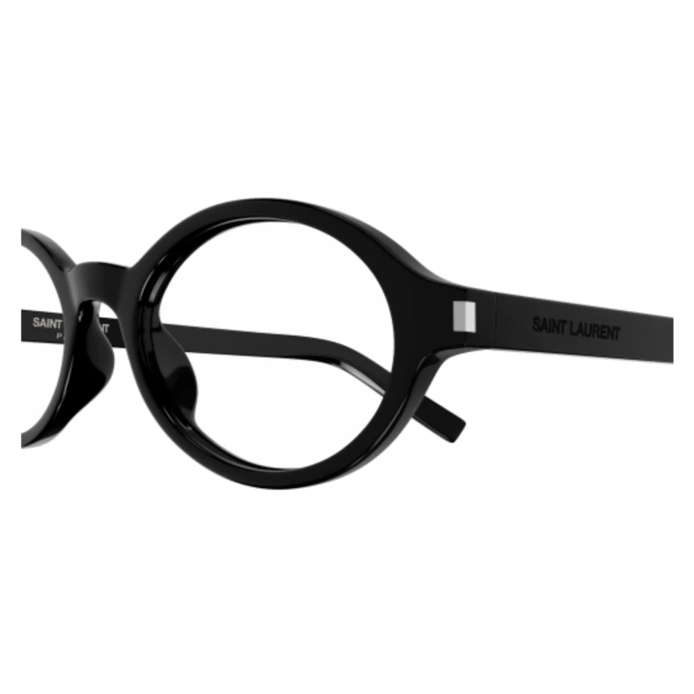 Saint Laurent Jeanne SL 751 Ovalen Acetaat Bril Black Unisex