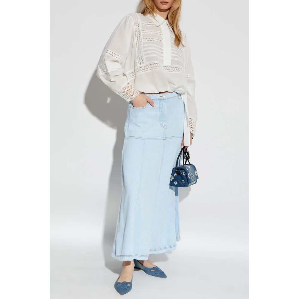 Munthe Tuxya denim rok Blue Dames