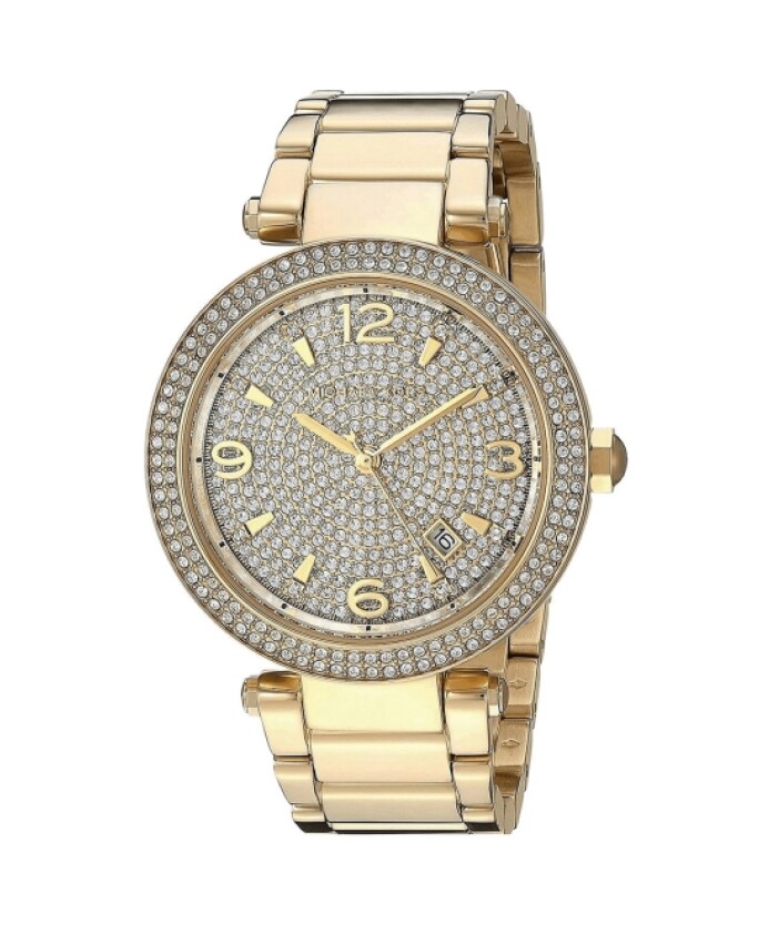 montre-michael-kors-en-acier-inoxydable-dore-avec-cadran-dore