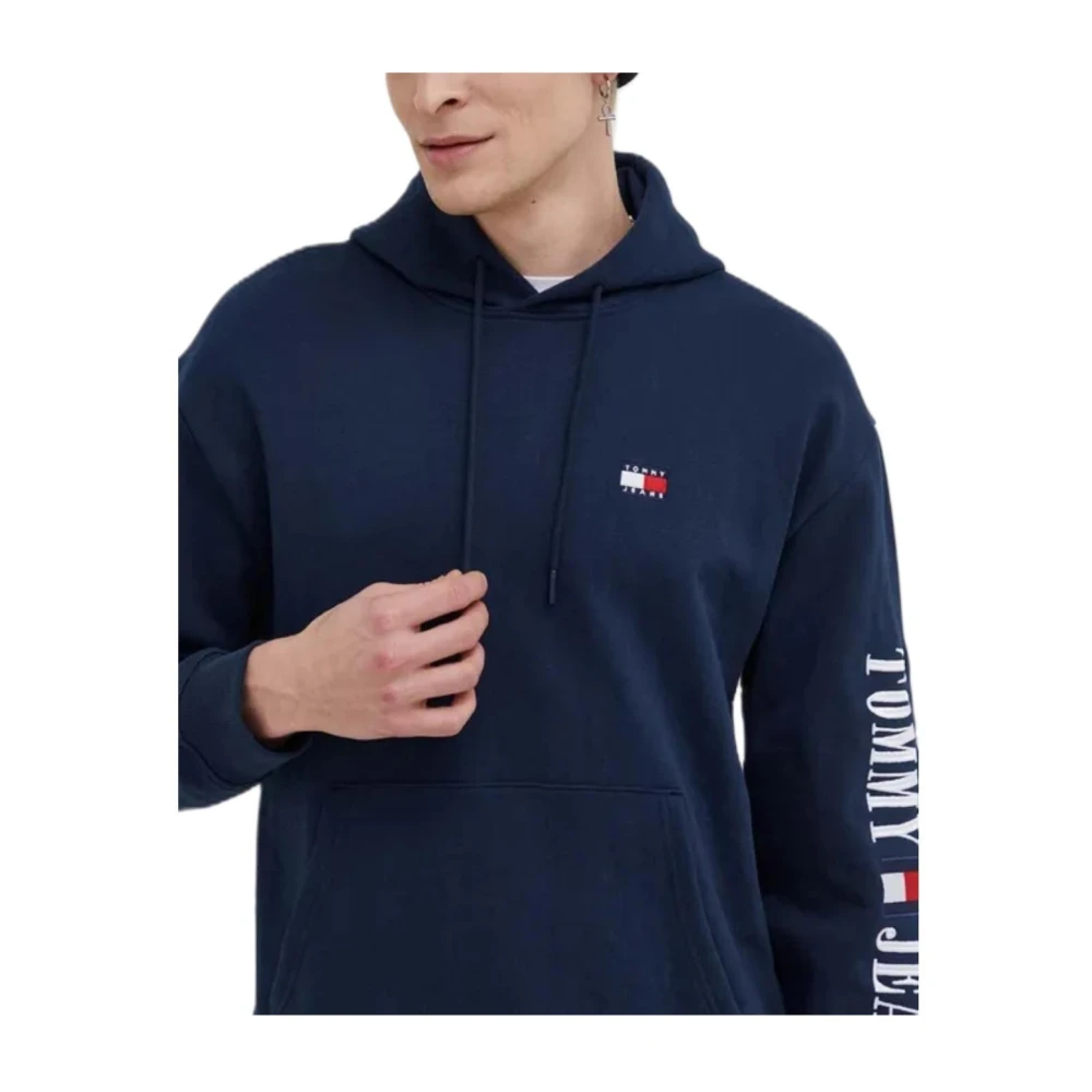 Tommy Hilfiger Retro Chic Archief Hoodie Blue Heren
