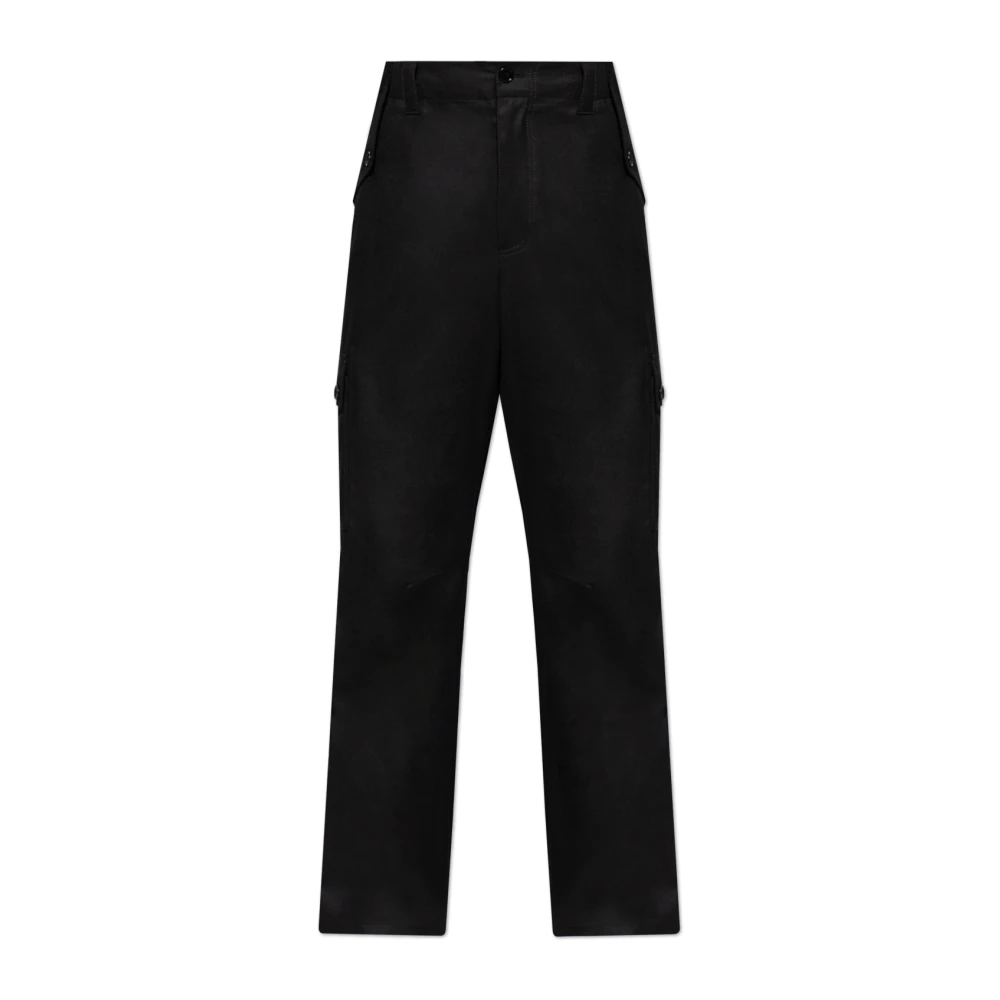 Dolce & Gabbana Wollen broek Black Heren