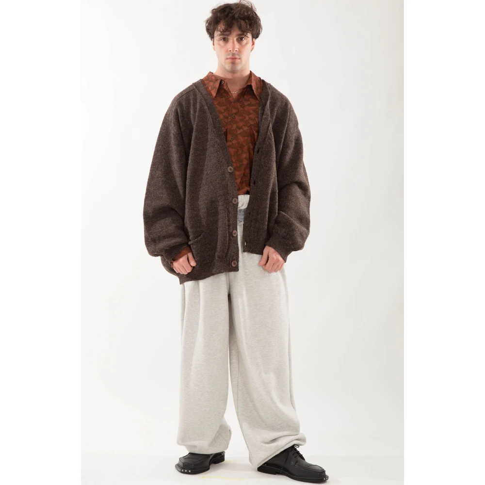 Magliano Oversized Wollen Vest Brown Heren