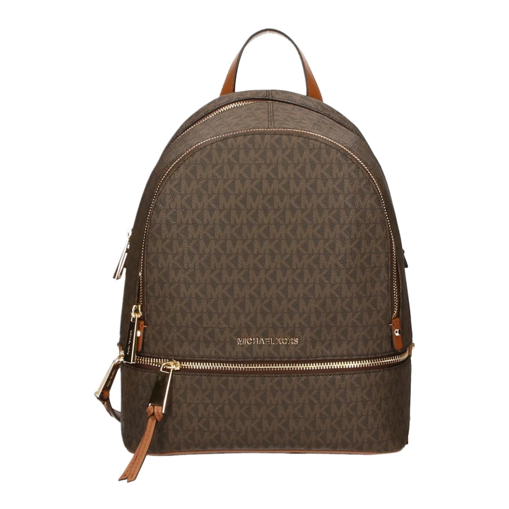 Michael Kors Brun Ryggsäck - Snygg Design Brown, Unisex