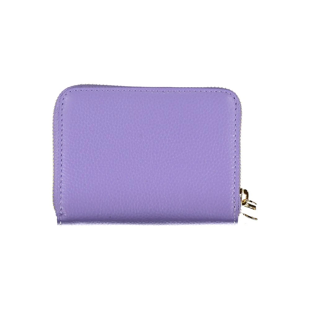 PATRIZIA PEPE Elegante Paarse Portemonnee met Rits Purple Dames