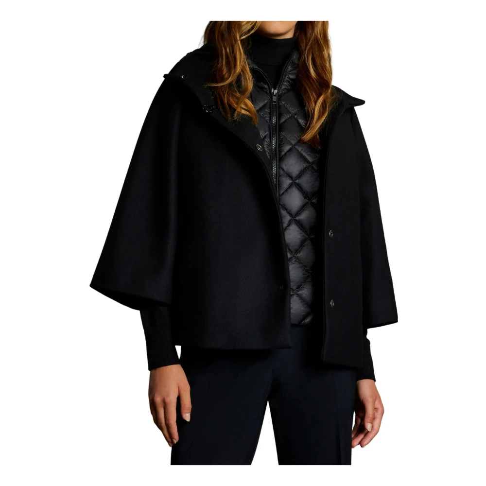 Fay Elegante Wollen Jas Black Dames