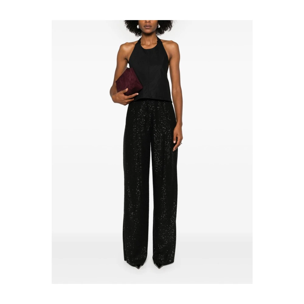 Max Mara Elegante Zwarte Broek Aw24 Black Dames