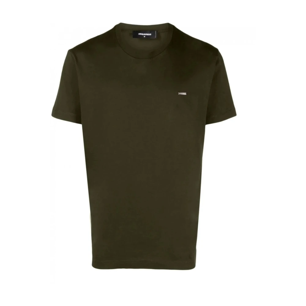 Dsquared2 Cool Fit Classic T-Shirt in Khaki Green Heren