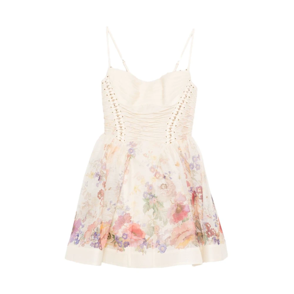 Zimmermann Women's Beige Short Dresses, M, Dresses