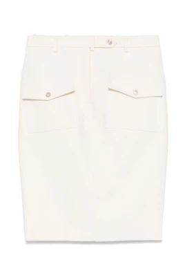 Beige Kjole med Slids Bagpå
