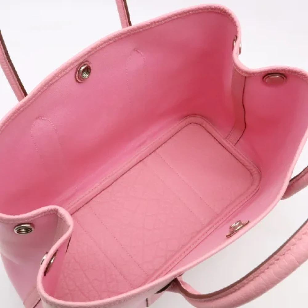 Hermès Vintage Pre-owned Canvas handbags Pink Dames