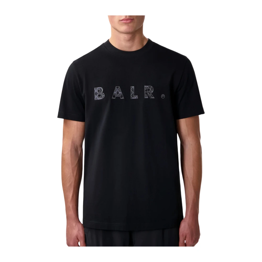 Balr. Korte Mouwen Jet Zwart Phantom Shirt Black Heren