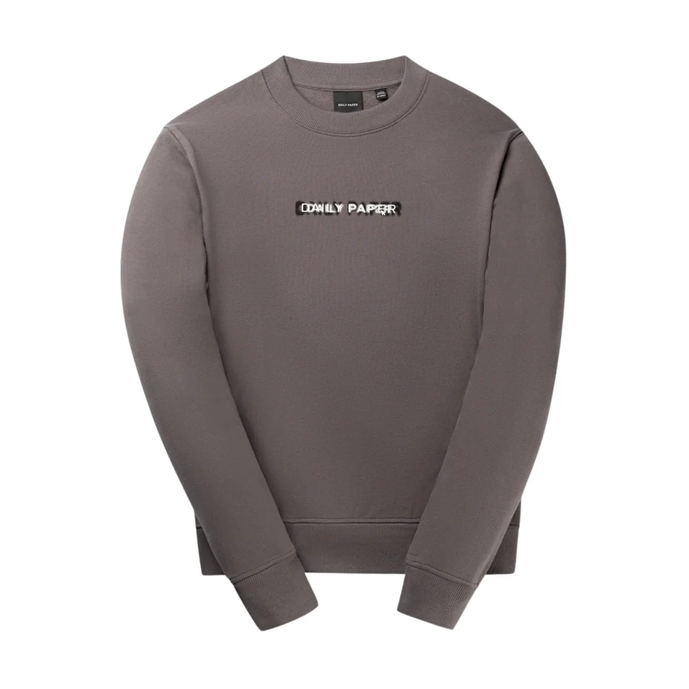 Daily Paper Grijze Sweater met Click Logo Gray Heren