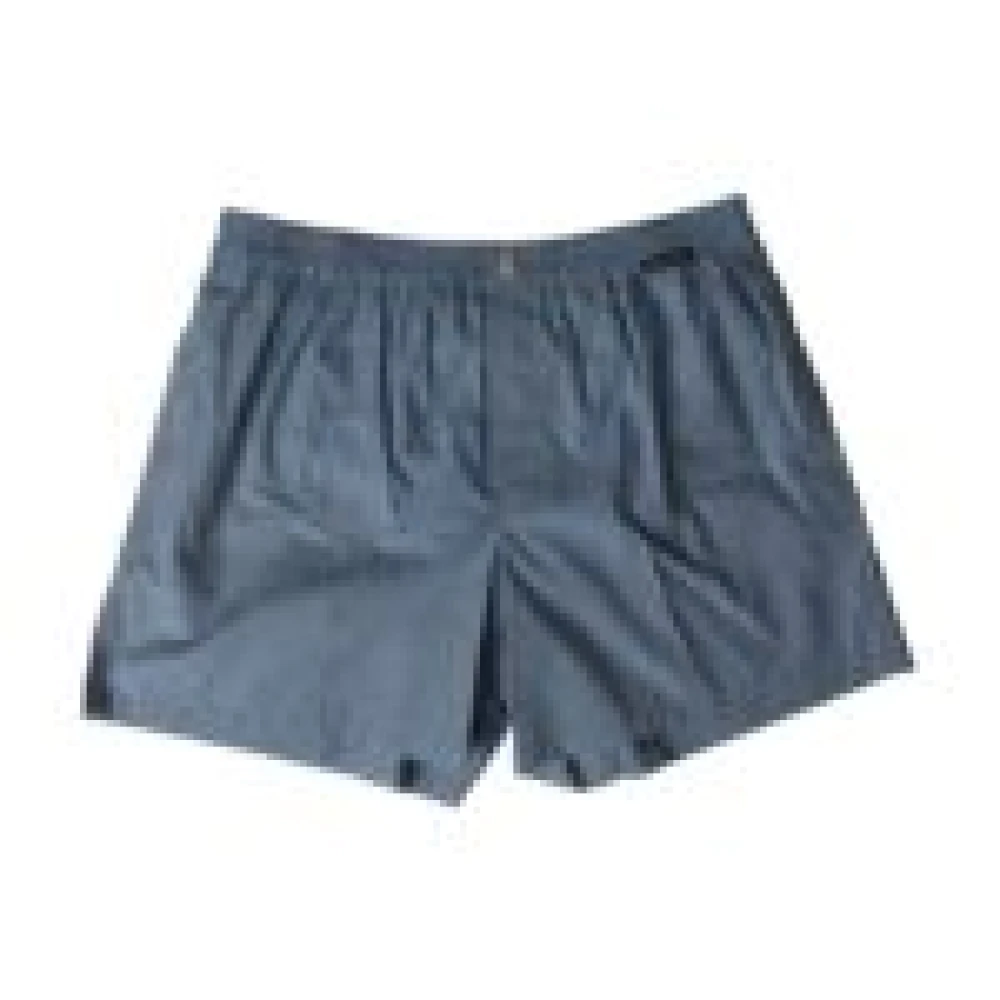 Dolce & Gabbana Blauwe Katoenen Boxershorts Ondergoed Blue Heren