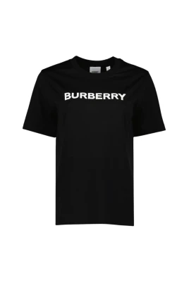 Logo Print Rundhals T-shirt