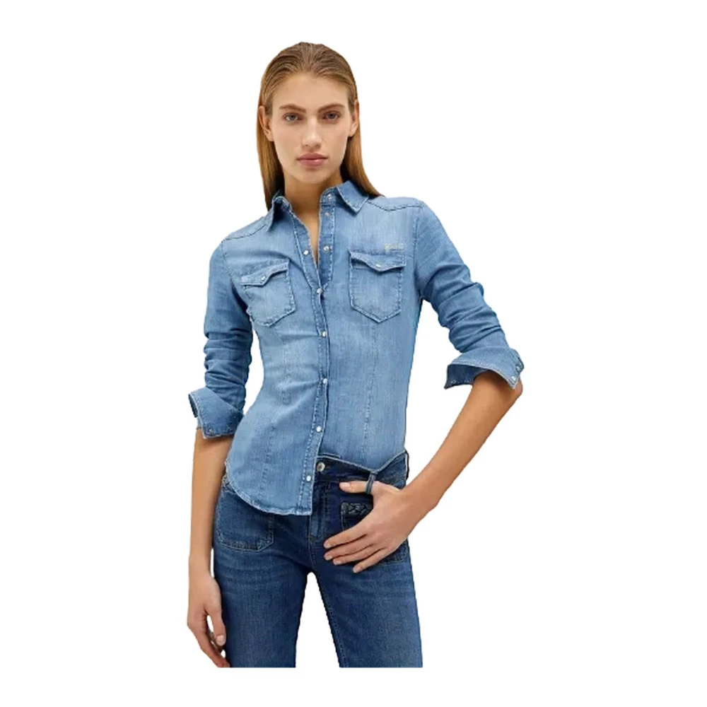 Liu Jo Denim Shirt voor Dames Blue Dames